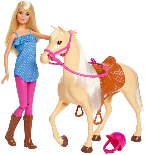 equestrian barbie with horse.